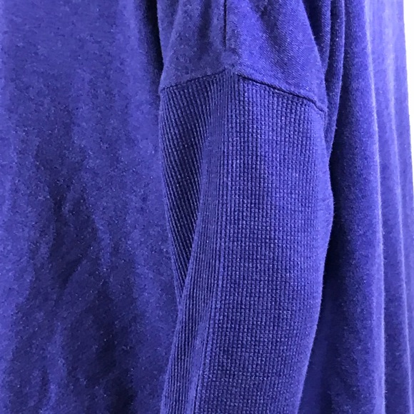 MNY Andrew Marc Cowl Sweater XL Purple Dolman - Picture 5 of 6